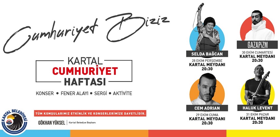 Kartal Cumhuriyet Bayramı coşkusuna hazır!