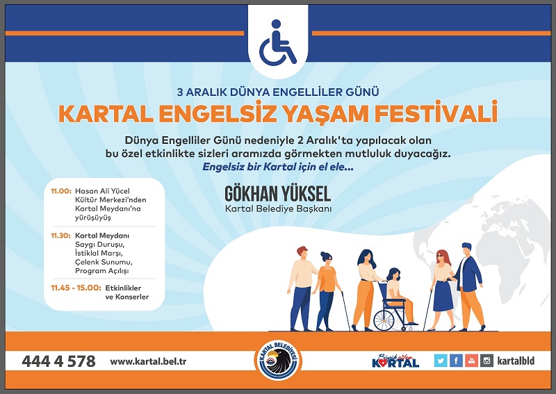 Kartal’da engelliler festivali!