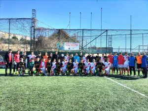 Maltepe’de futbol turnuvası heyecanı.