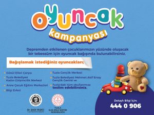 Tuzla Belediyesi’nden Depremzede Çocuklar İçin Kitap Bağışı Kampanyası