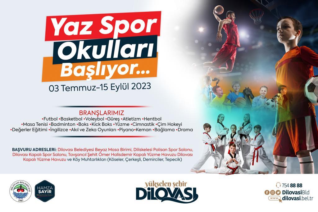 Dilovası Yaz Spor Okulları Kayıtları Başladı