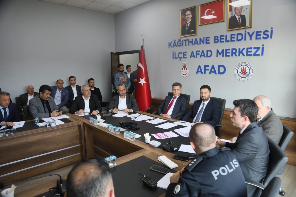 Kağıthane’de Afet Koordinasyon Toplantısı Gerçekleşti