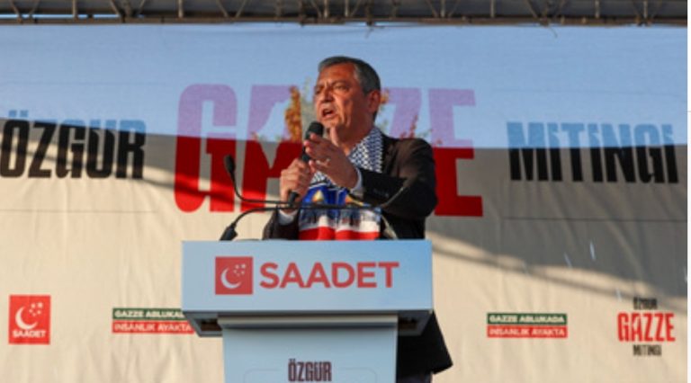 CHP Lideri Özgür Özel: “İsrail’e küçük harflerle konuşanlar, Trump karşısında suspus oluyor”