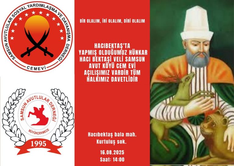 Harun Özdemir’den Davet: Hünkar Hacıbektaş Veli Cemevi 16 Ağustos’ta Açılıyor