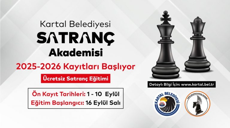 Kartal Belediyesi Satranç Akademisi’nde Yeni Dönem Kayıtları Başladı