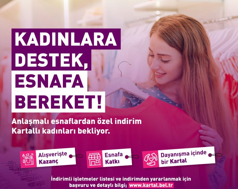 Kartal Belediyesi’nden Kadınlara ve Ailelere Ekonomik Destek Projesi