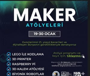 Kartal Belediyesi Maker Atölyeleri Ara Tatilde Çocuk ve Gençlerle Buluşuyor
