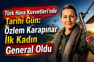 Türk Hava Kuvvetleri’nde Tarihi Gün: Özlem Karapınar İlk Kadın General Oldu