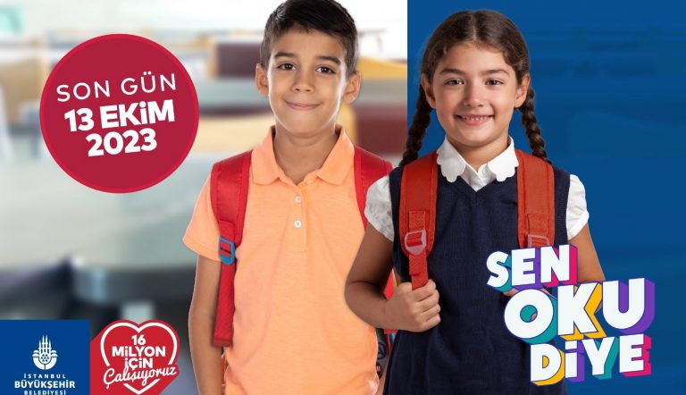 “Sen Oku Diye” Eğitim Desteğine Başvurular Başladı