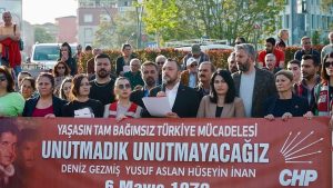 CHP Kartal’dan 6 Mayıs Anması: “Onlar Sadece İsim Değil, Bu Toprakların Vicdanıdır”