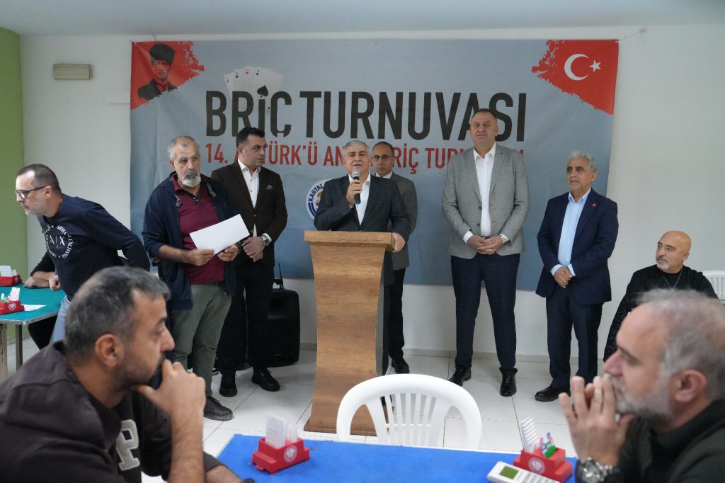 Kartal’da Briç Heyecanı: 14. Atatürk’ü Anma Briç Turnuvası Sporcuları Bir Araya Getirdi