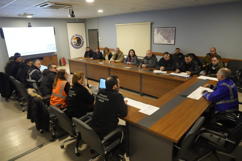 Kartal’da Kar ve Fırtına Riskine Karşı Afet Planı Devrede