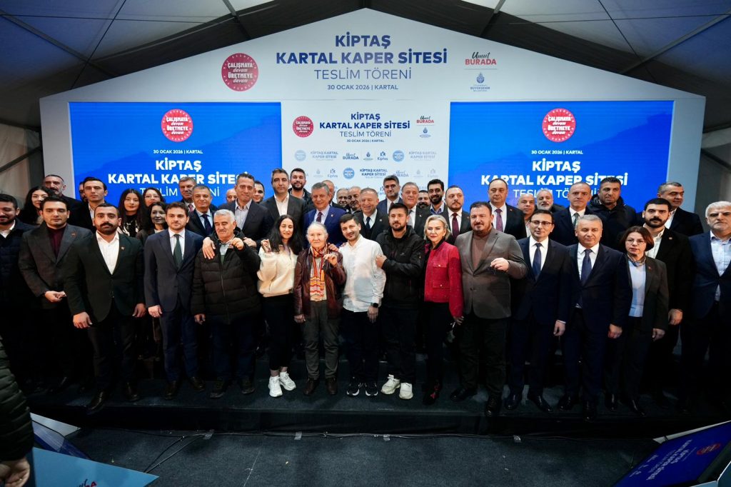 KİPTAŞ ve Kartal Belediyesi El Ele: Kaper Sitesi’nde 590 Konutun Anahtarları Teslim Edildi