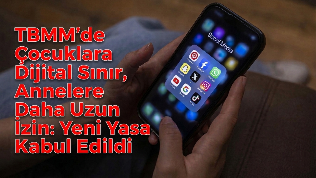 TBMM’de Çocuklara Dijital Sınır, Annelere Daha Uzun İzin: Yeni Yasa Kabul Edildi