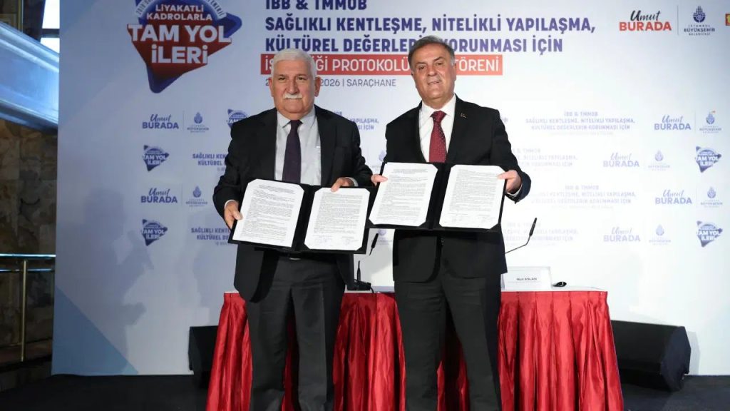 İBB İle TMMOB Arasında Örnek İşbirliği Protokolü İmzalandı