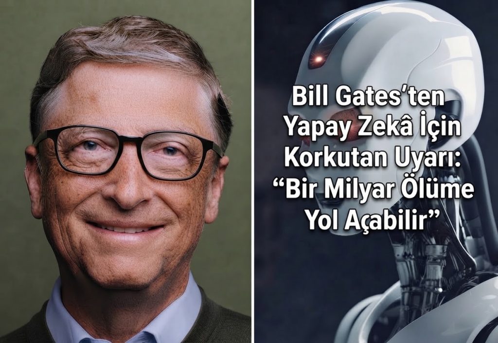 Bill Gates’ten Yapay Zekâ İçin Korkutan Uyarı: “Bir Milyar Ölüme Yol Açabilir